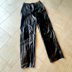 RD Style Vegan leather joggers